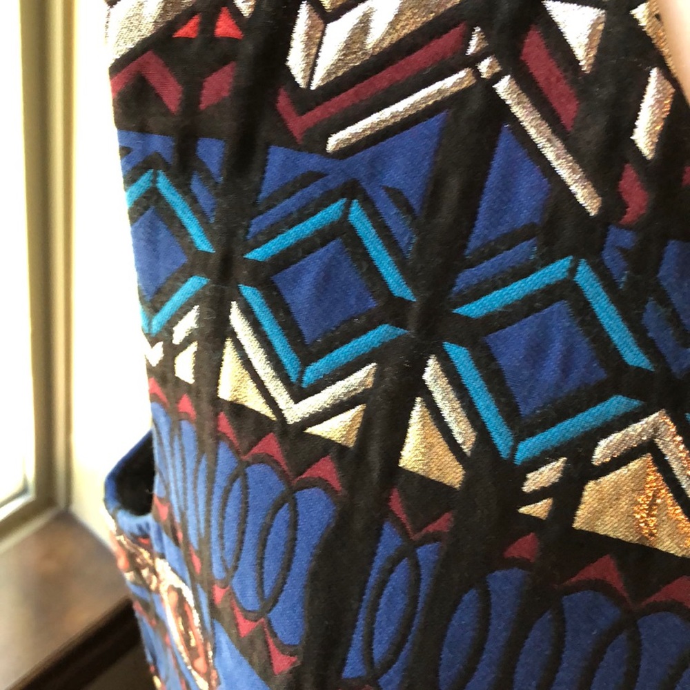 JCrew Textured windowpane Jacquard dress - Picture 3 of 8